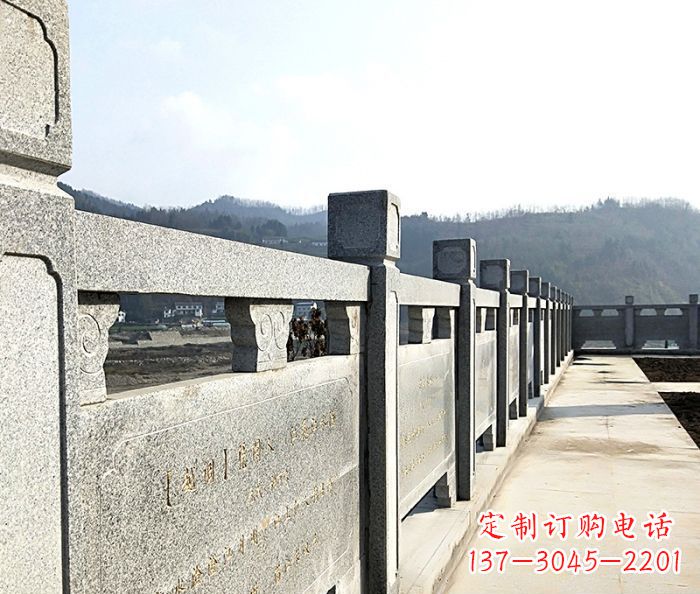 安徽园林景观大理石栏板石雕 (14)