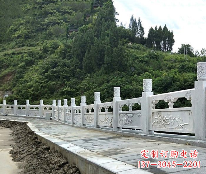 安徽园林景观大理石栏板石雕_2