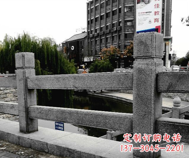 安徽园林景观仿古石雕栏板 (9)
