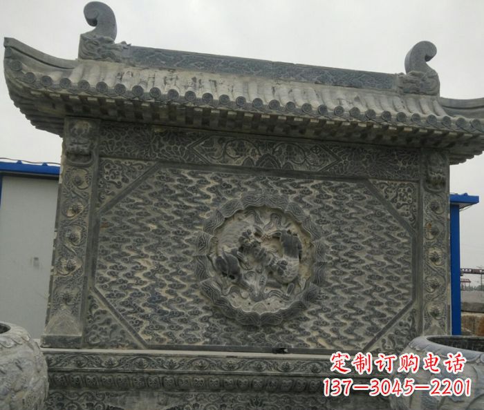安徽园林景观仿古石雕影壁
