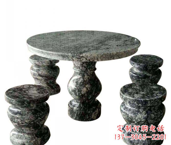 安徽园林景观圆形石桌凳