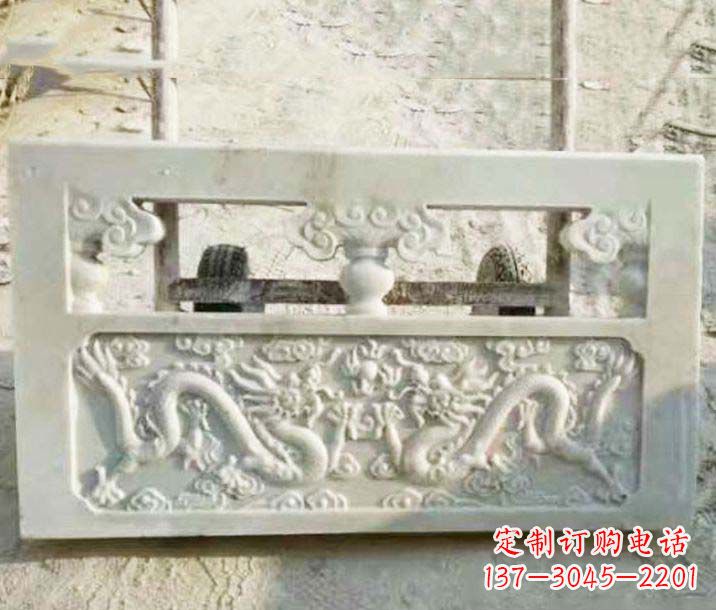 安徽园林石浮雕栏板景观石雕