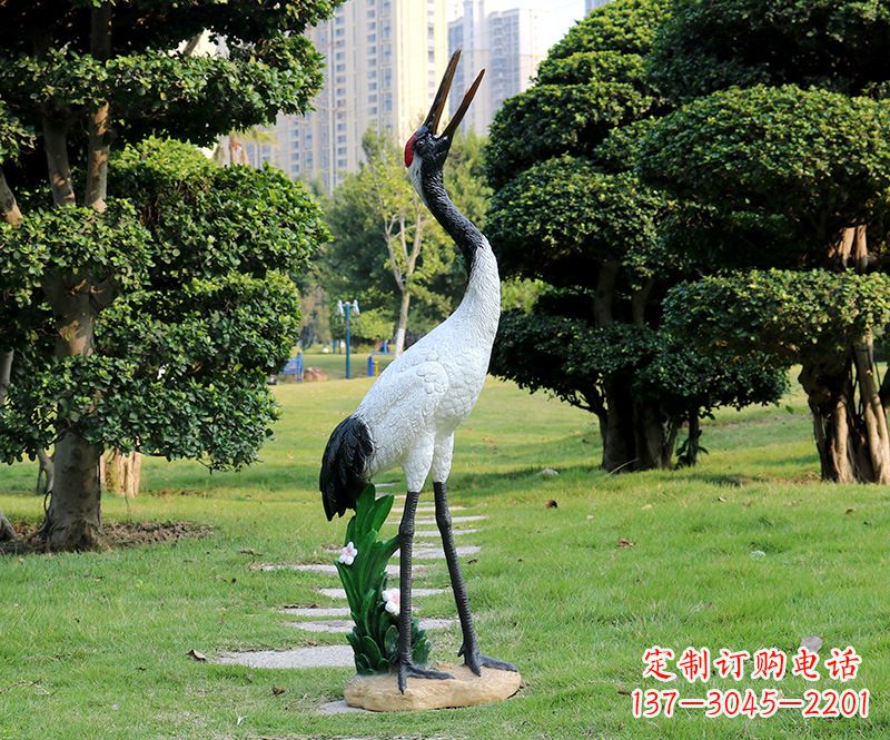 安徽站立仙鹤雕塑