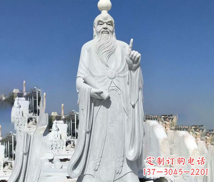 安徽中国春秋时代思想家老子石雕