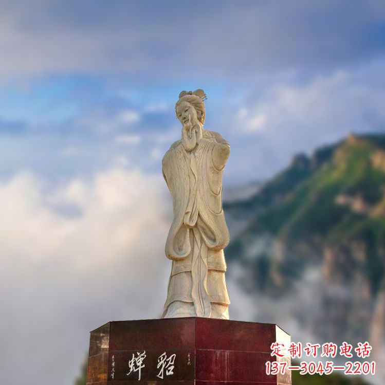 安徽中国古代四大美女之貂蝉景观石雕