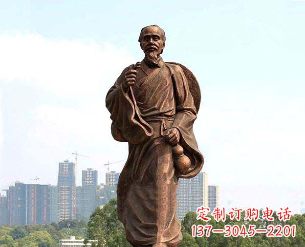 安徽中华古代名医华佗铜雕像